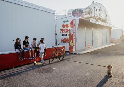 Jeunes enfants, Foire Saint Martin, Perpignan, octobre 2021