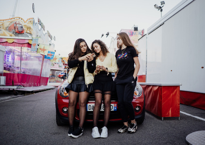 Jeunes foraines, Foire Saint Martin, Perpignan, octobre 2021
