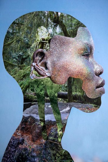 Sovereign, 2017 by Basil 'Not Collage' Kincaid