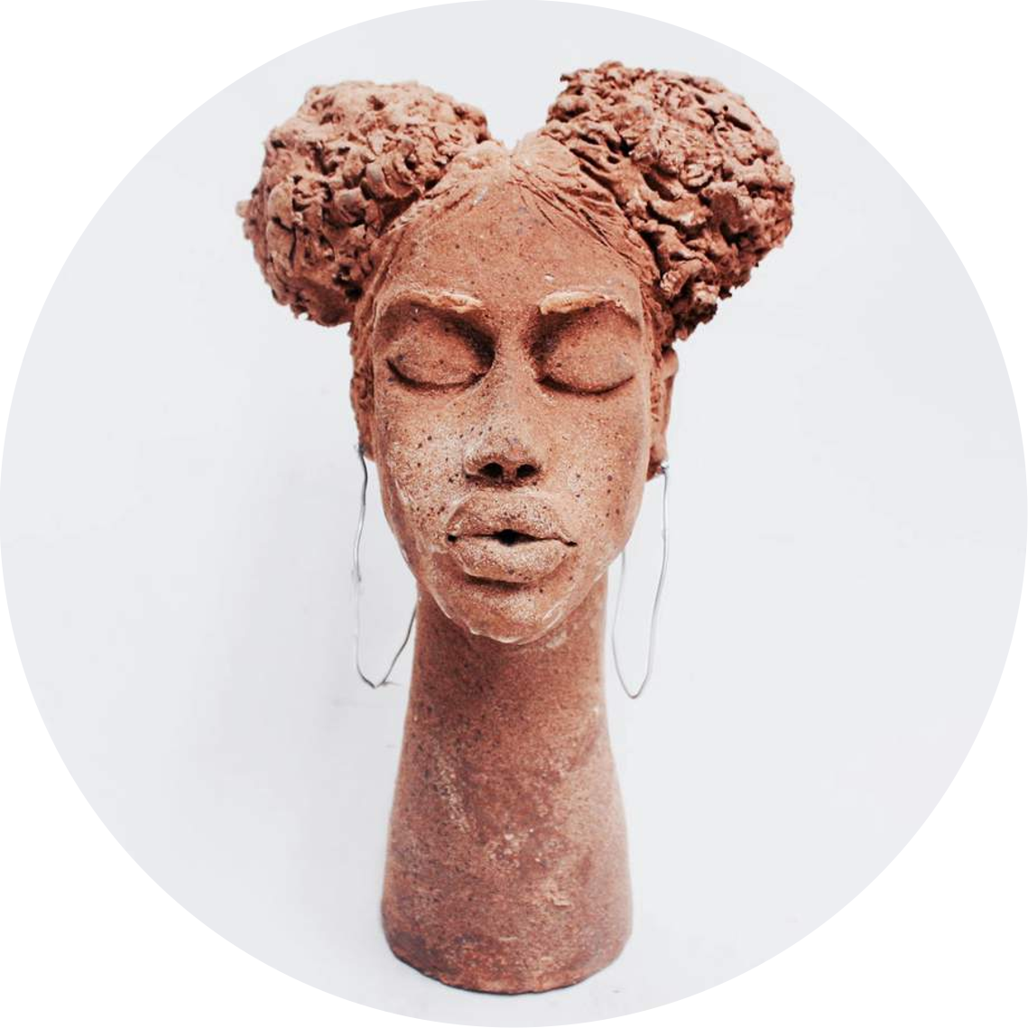 Clay scuplture by Murjoni Merriweather
