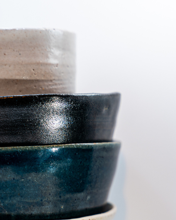 stack of ceramic bowls