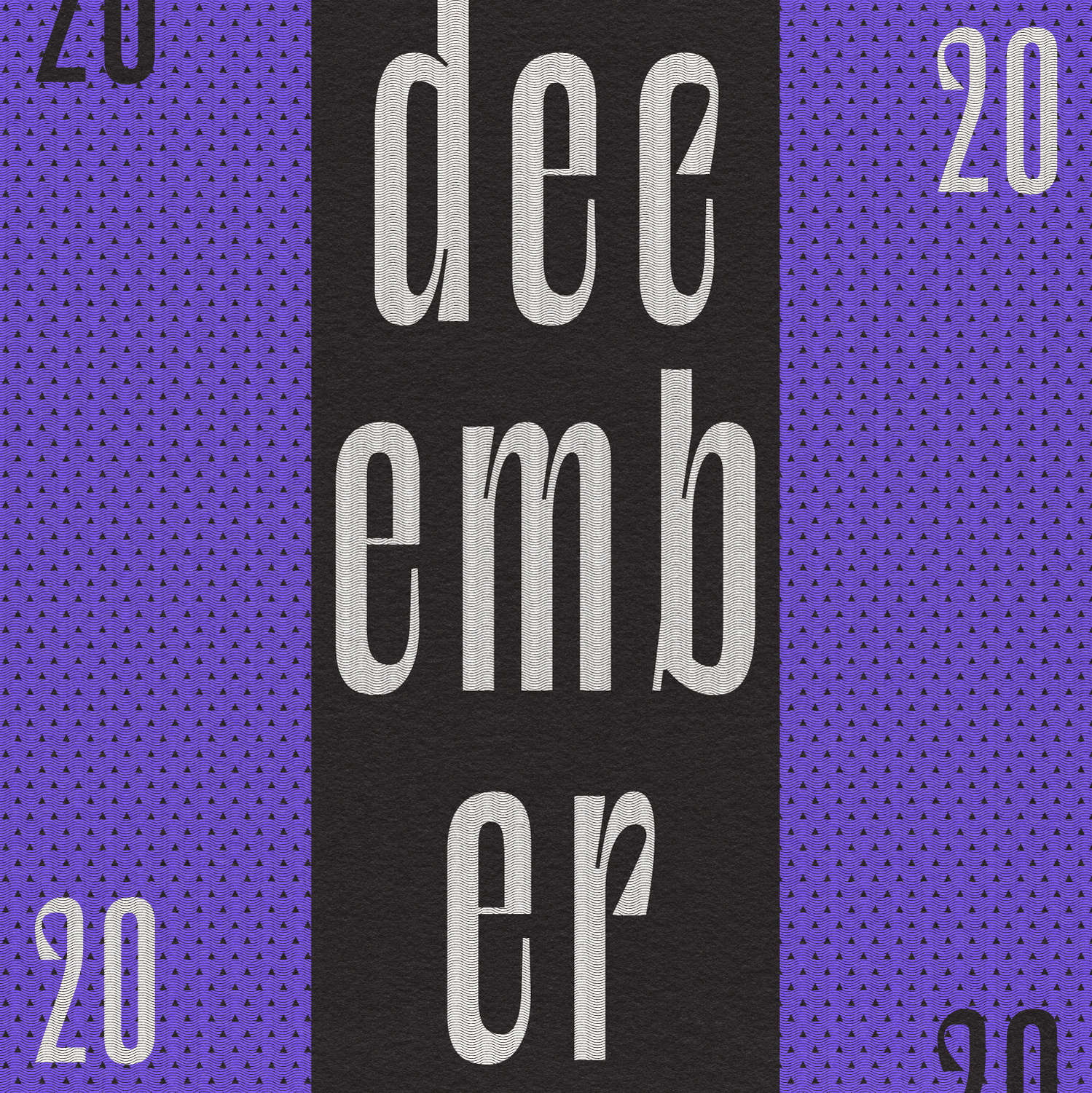 Cover design for December playlist.