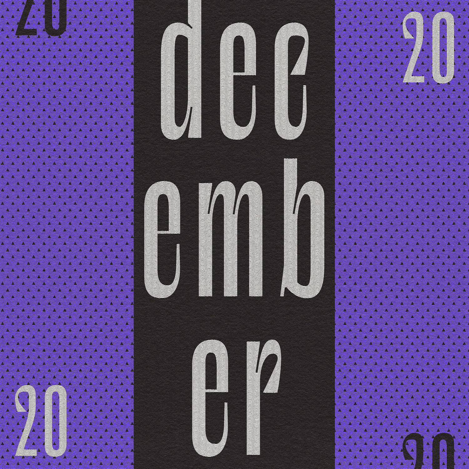 Cover design for December playlist.