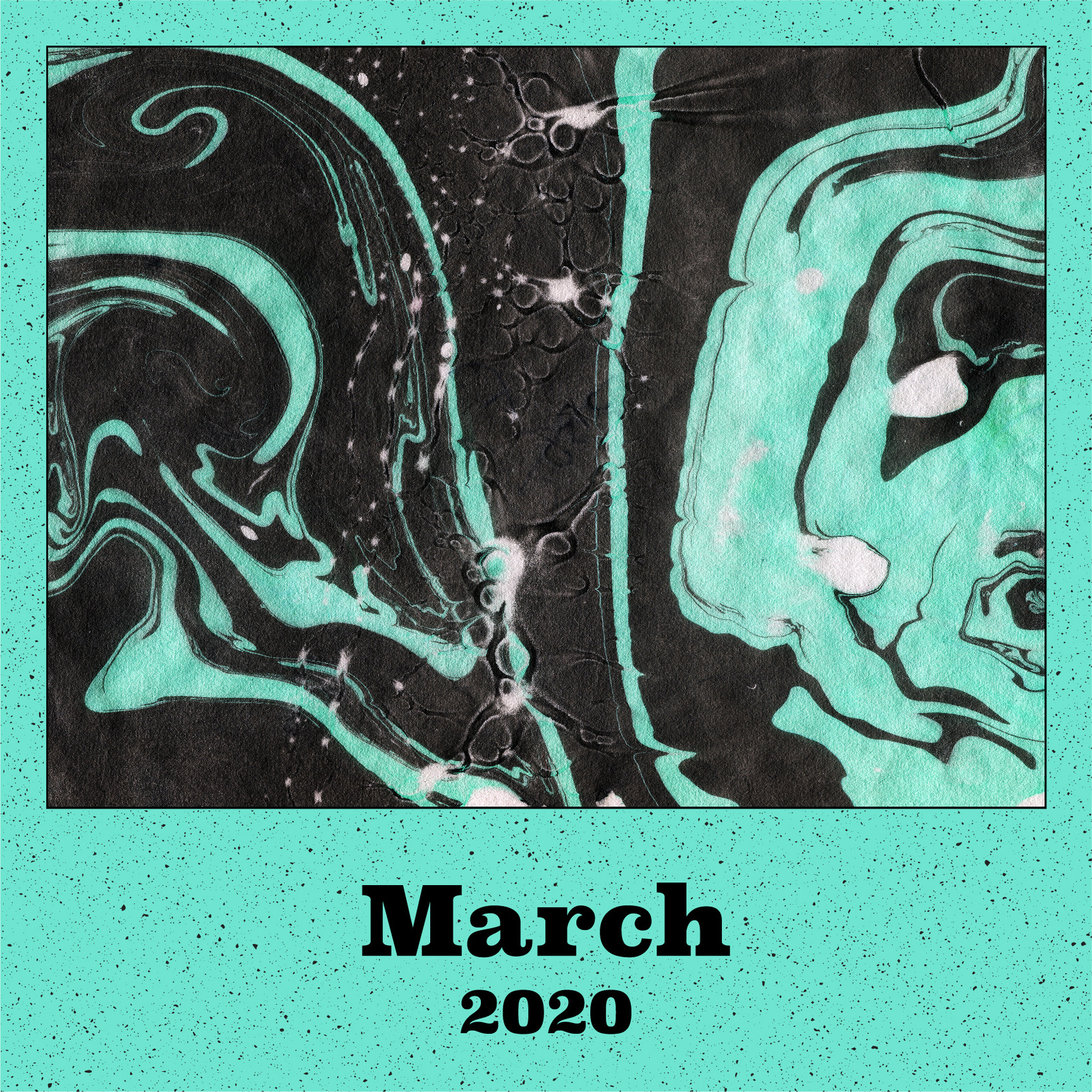 Cover design for March playlist.