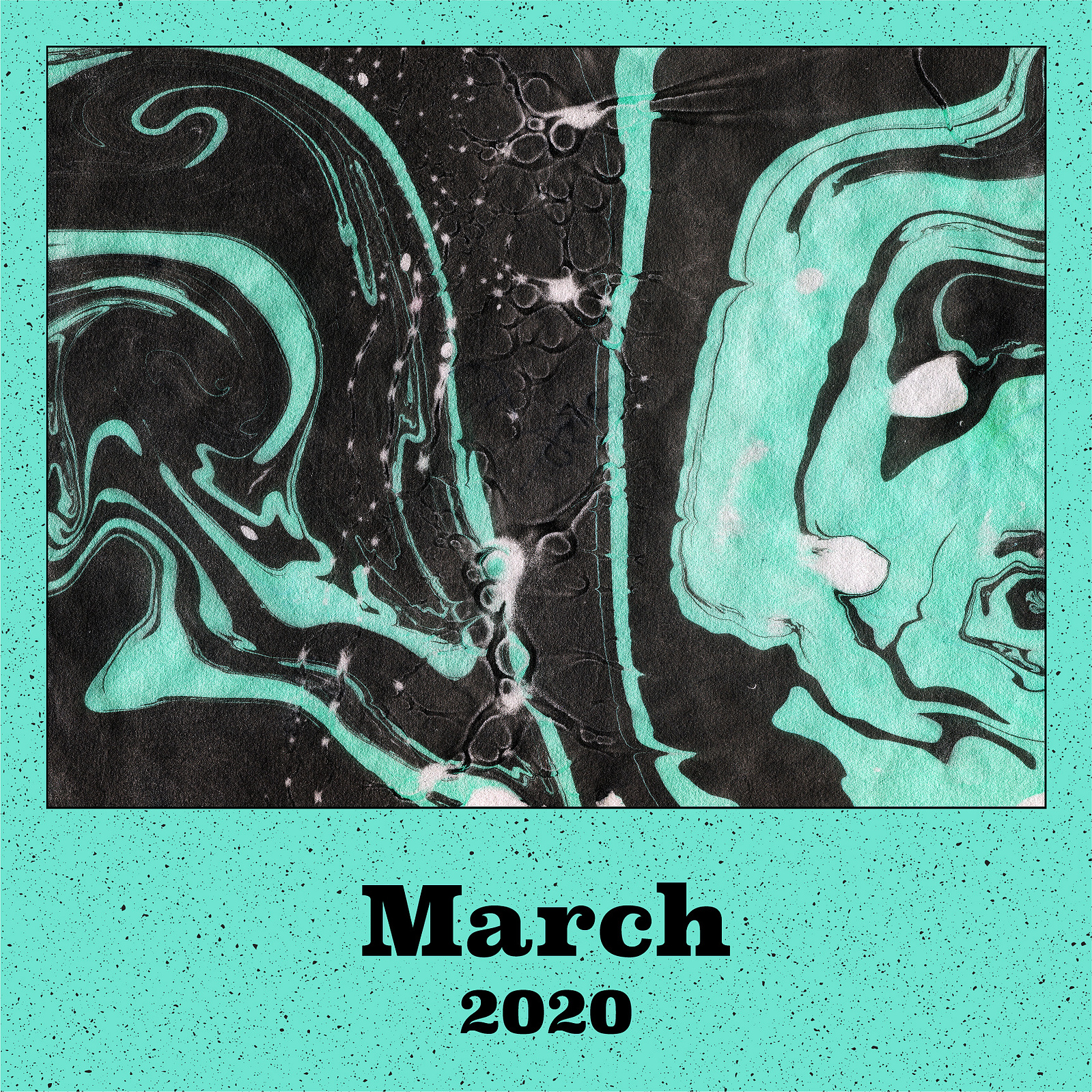 Cover design for March playlist.