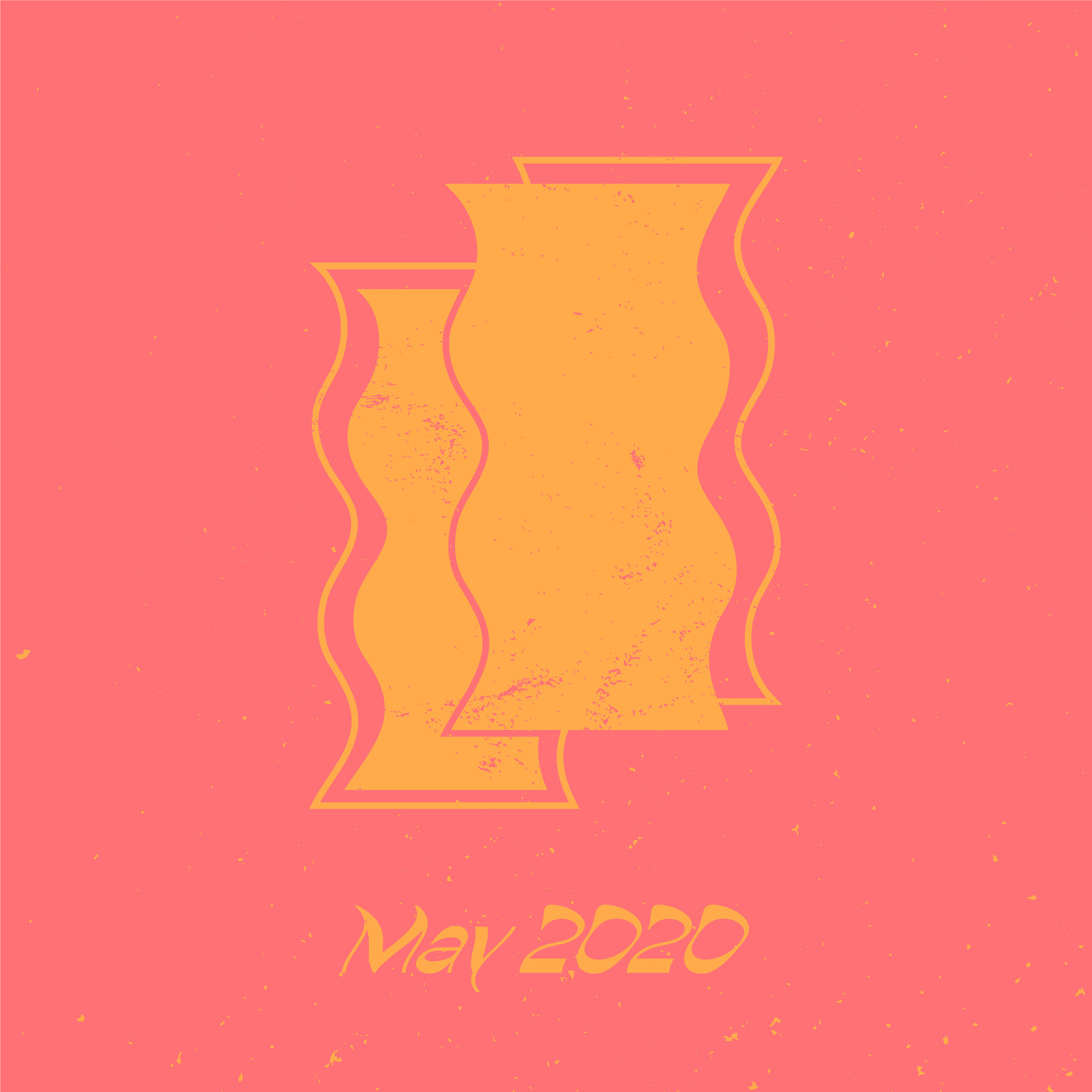 Cover design for May playlist.