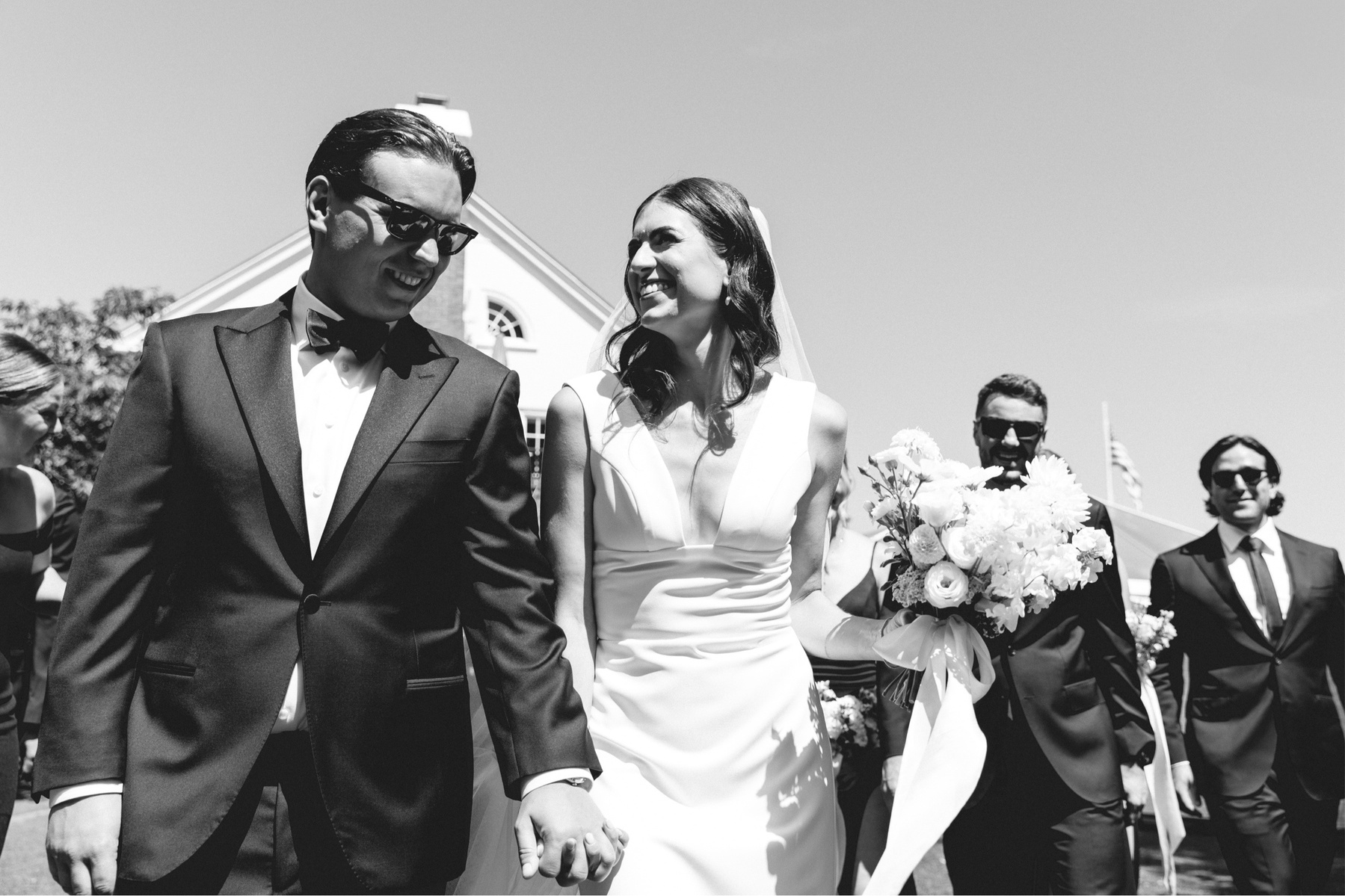 Classic black tie wedding with whimsical florals by Iris & Fig and planning by Eventful Moments. Breathtaking classic bridal details and decor with a view of the Seattle Sound and Downtown from The Admiral's House