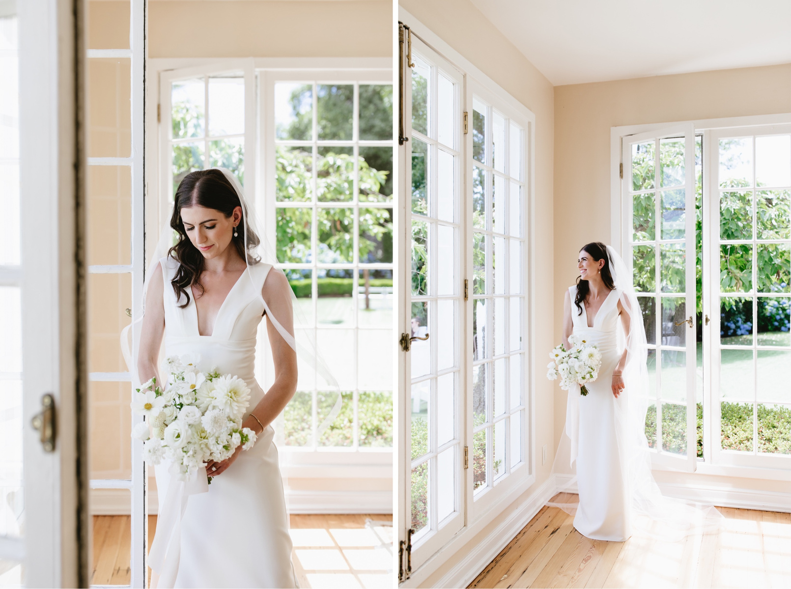 Classic black tie wedding with whimsical florals by Iris & Fig and planning by Eventful Moments. Breathtaking classic bridal details and decor with a view of the Seattle Sound and Downtown from The Admiral's House