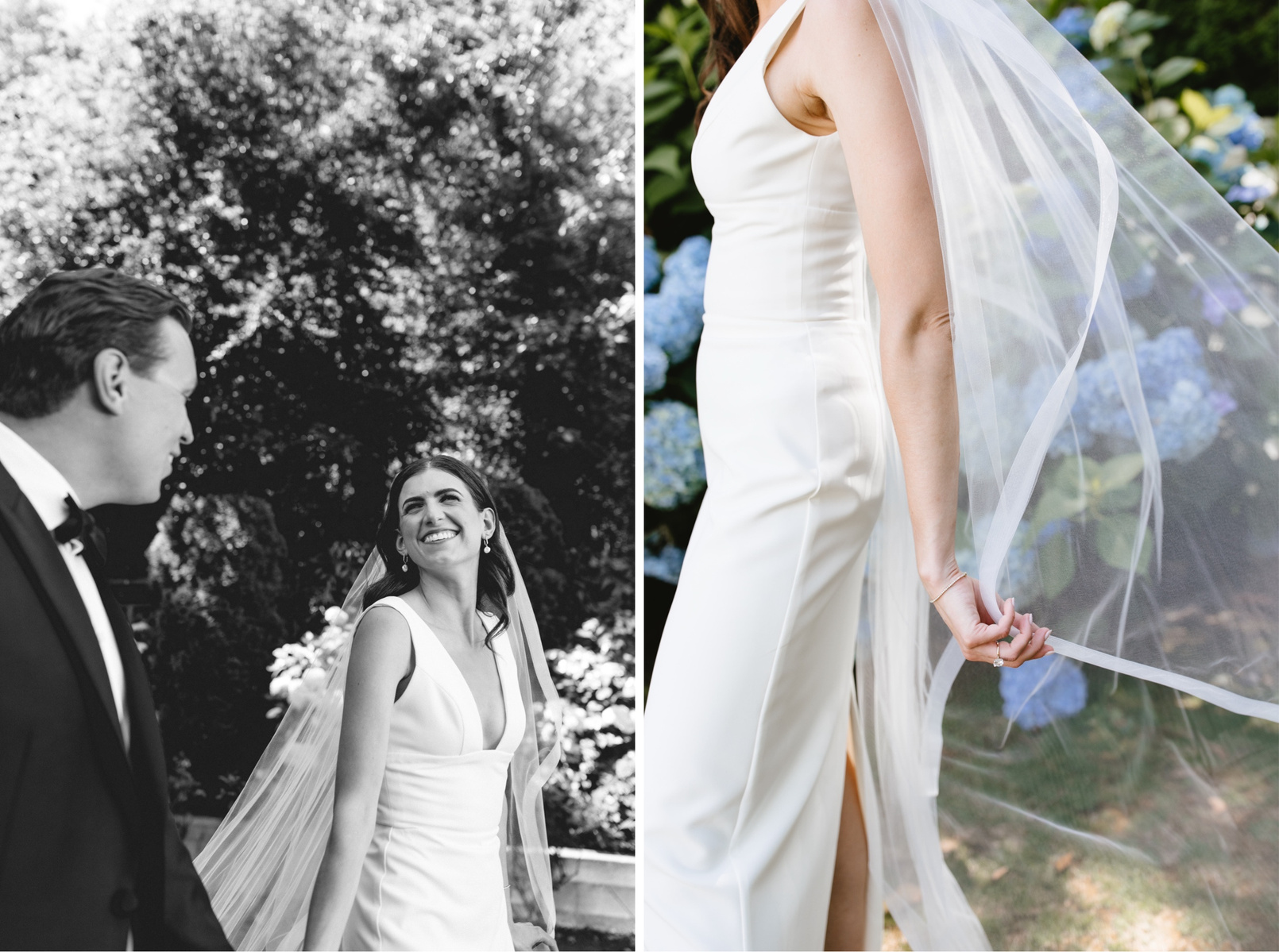 Classic black tie wedding with whimsical florals by Iris & Fig and planning by Eventful Moments. Breathtaking classic bridal details and decor with a view of the Seattle Sound and Downtown from The Admiral's House