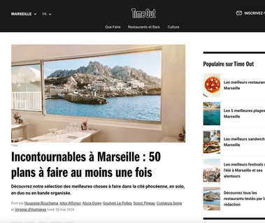 La Cabane Georgina dans le TOP 50 des incontournables à Marseille 