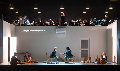 4.48 Psychosis - Philip Venables, Royal Opera House, set and costume designer Hannah Clark