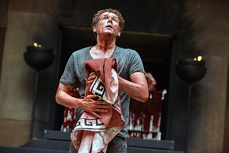The Oresteia, Shakespeare&#x27;s Globe Theatre - set &amp; costume designer Hannah Clark