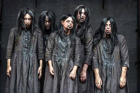 The Oresteia, Shakespeare&#x27;s Globe Theatre - set &amp; costume designer Hannah Clark