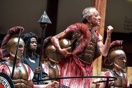 The Oresteia, Shakespeare&#x27;s Globe Theatre - set &amp; costume designer Hannah Clark