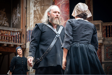 Eyam by Matt Hartley, Shakespeare&#x27;s Globe. Set and costume designer Hannah Clark