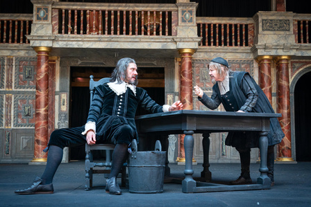Eyam by Matt Hartley, Shakespeare&#x27;s Globe. Set and costume designer Hannah Clark
