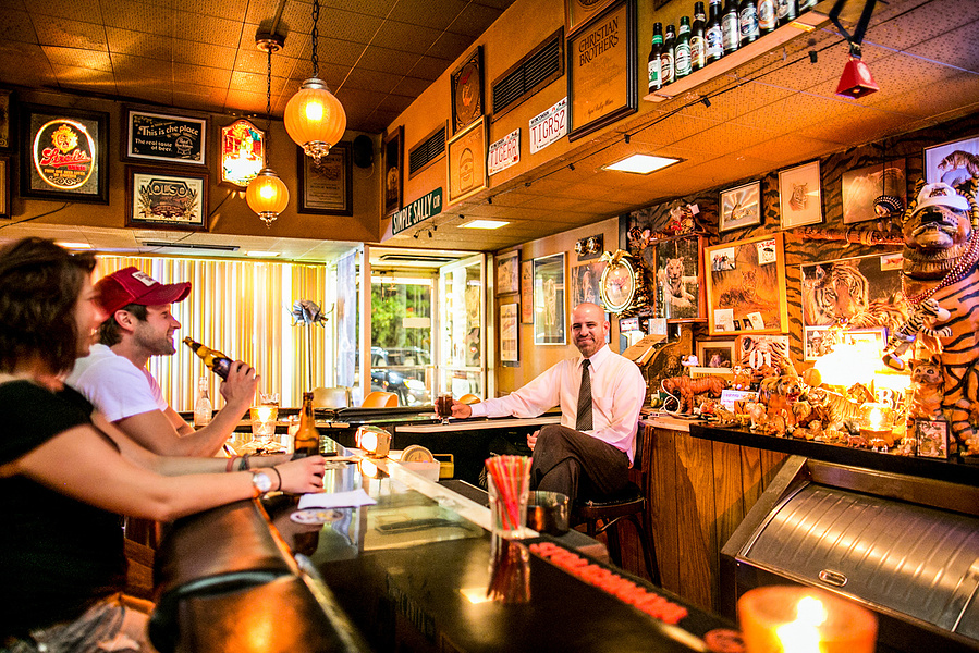 Le Tigre Lounge is the coolest bar in Madison, Wi. They have over 300 Tigers. I just read that on the internet.