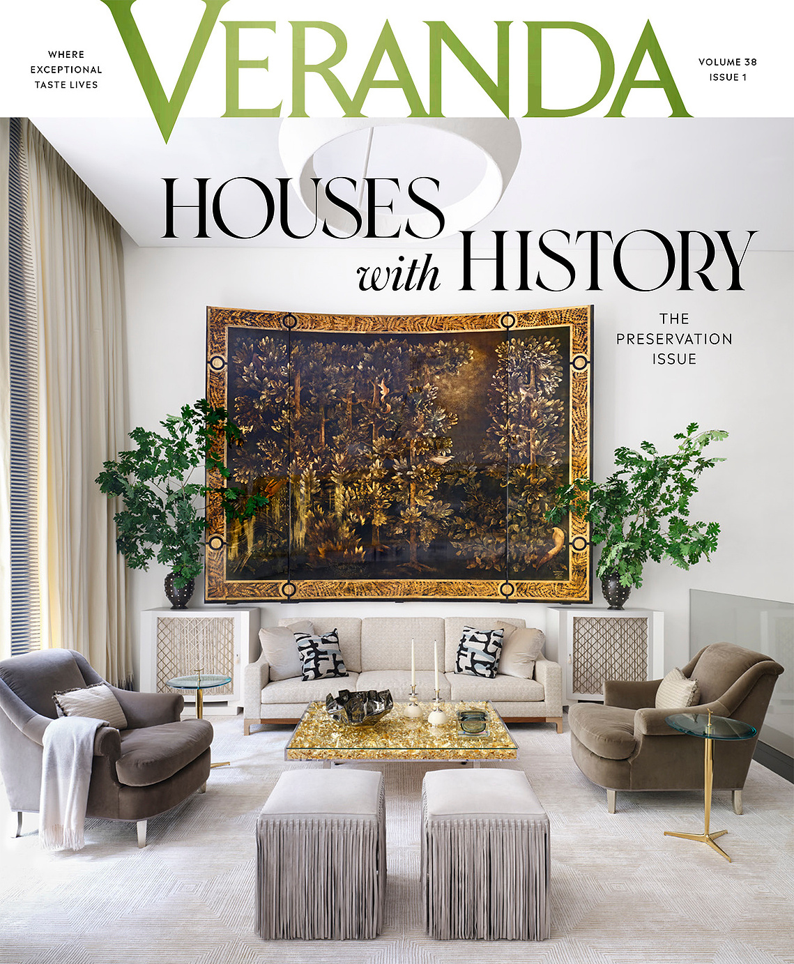 Artist Kreetta Järvenpää made floral editorial for interior magazine Veranda 2024