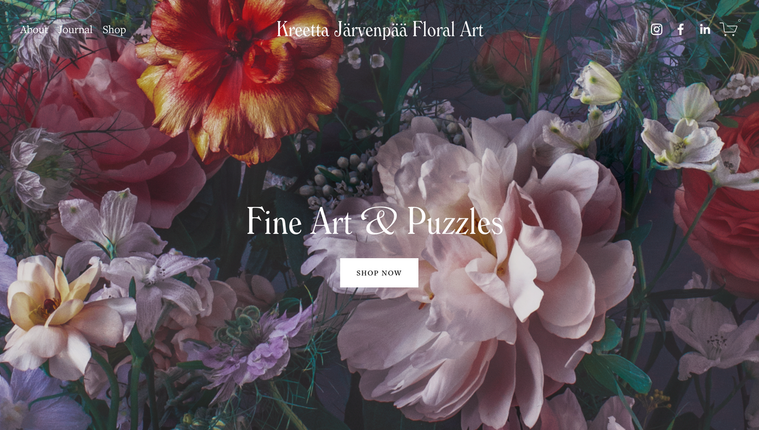 Kreetta Järvenpää's online shop www.kreettakreetta.com