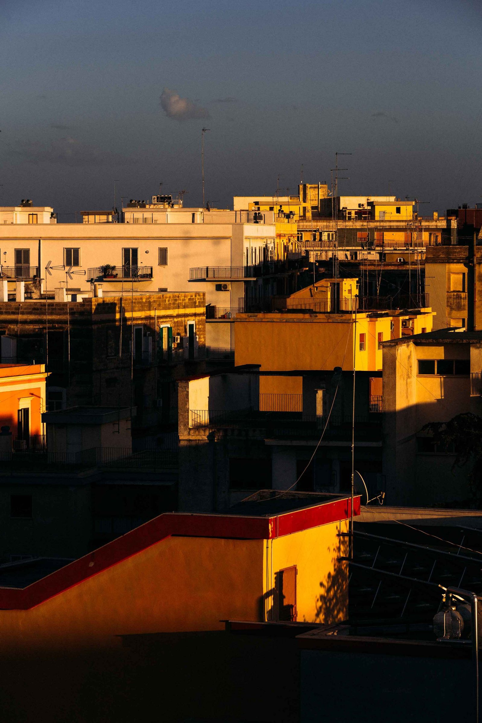 Bisceglie at golden hour