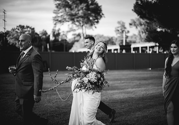 Beautiful Bride gleaming after marrying the love of her life. 