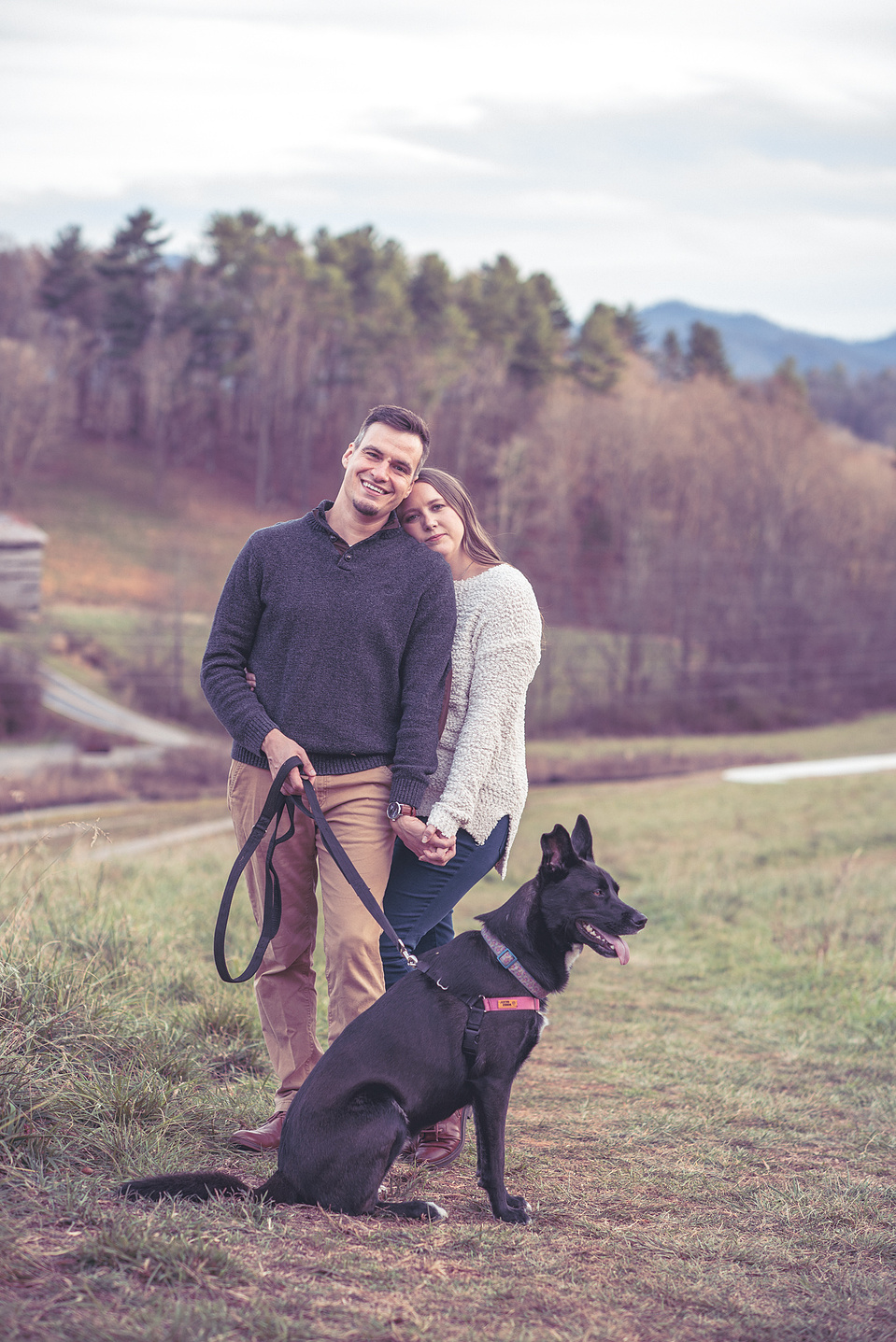 A family photography session at Mountain Bailey Preserve in Mars Hill, outside of Asheville, NC