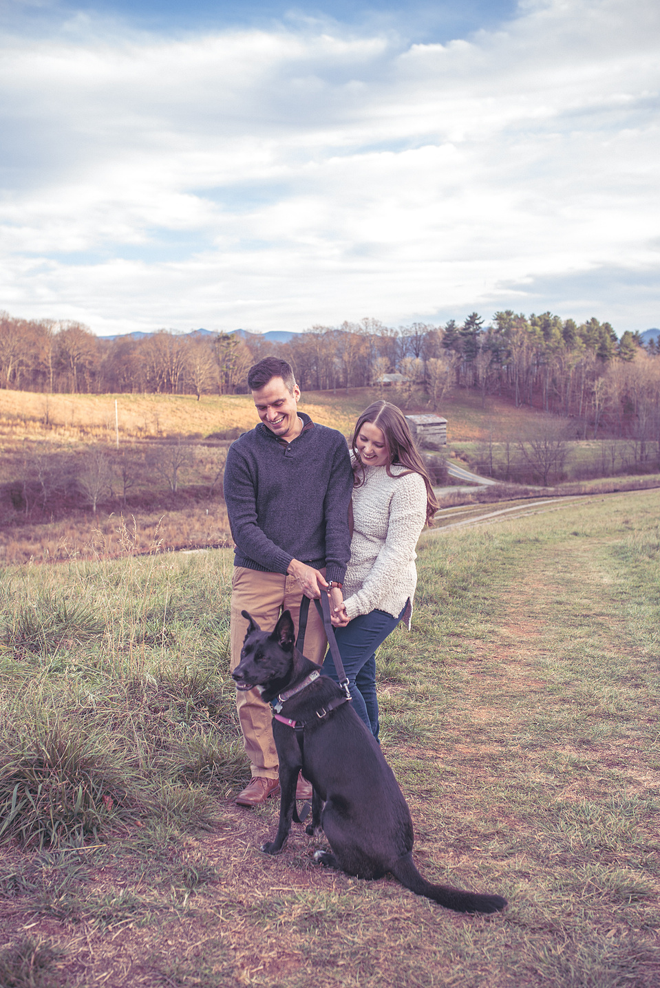 A family photography session at Mountain Bailey Preserve in Mars Hill, outside of Asheville, NC
