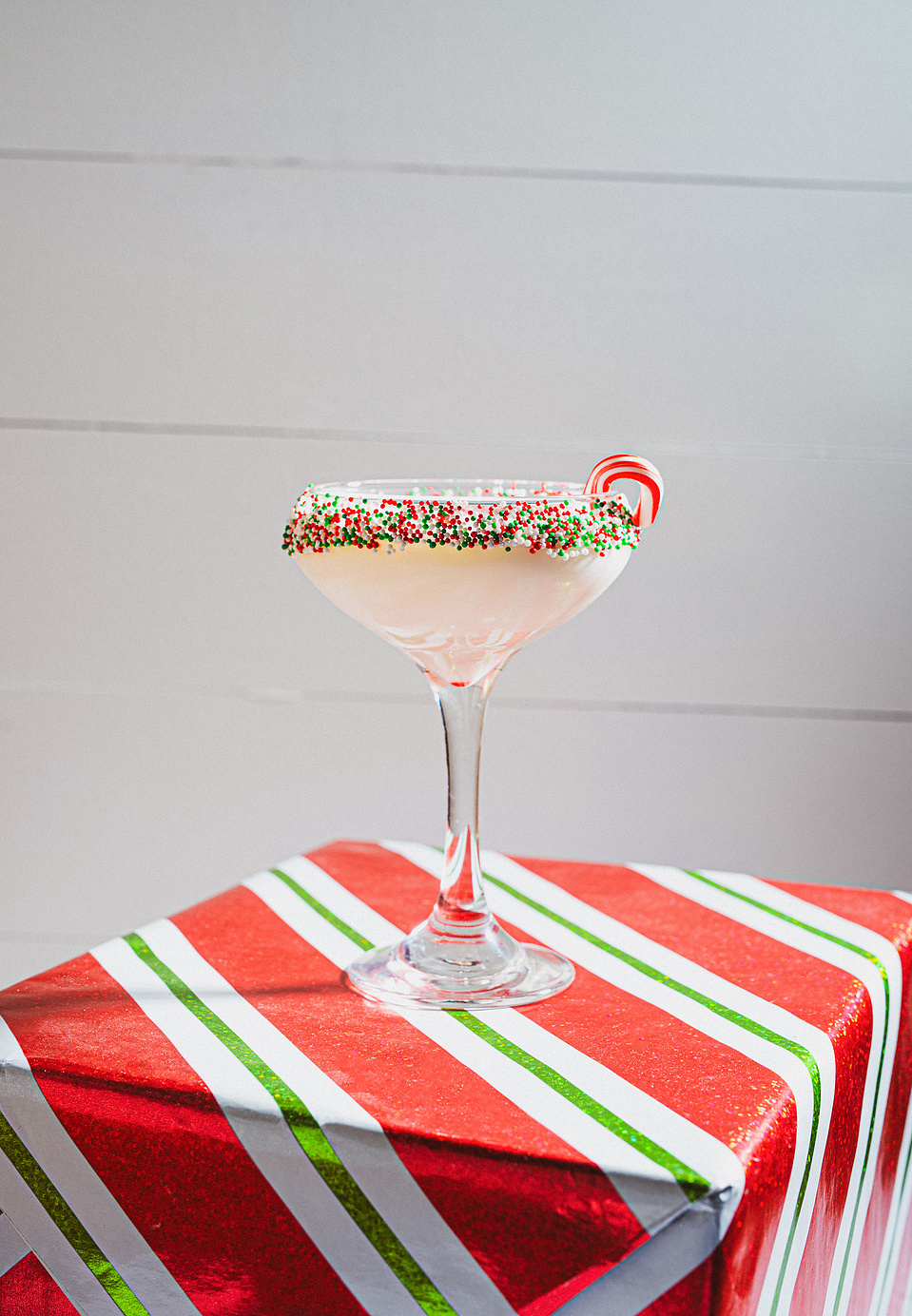Holiday cocktail at Pillar Bar in Asheville, NC