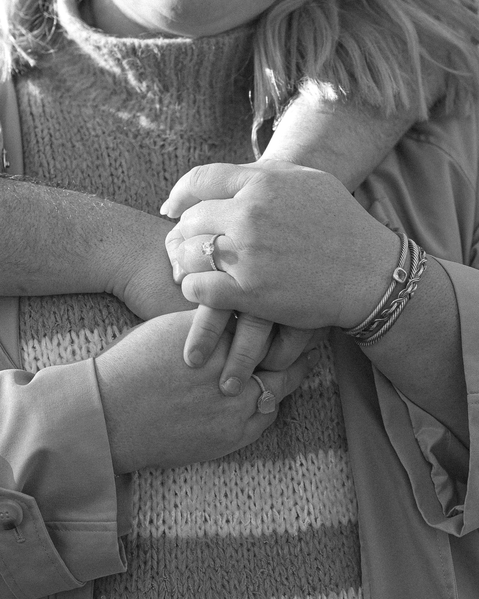 A closeup of an engagement ring photographed after a proposal at the Biltmore Estate in Asheville, NC