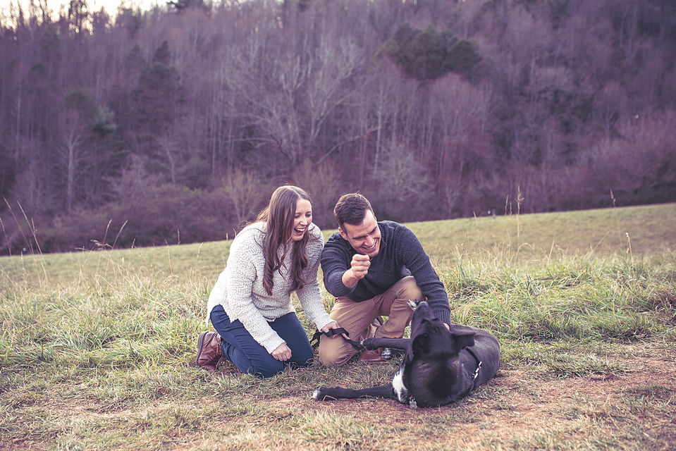 Asheville Photographer capturing couples and engagements