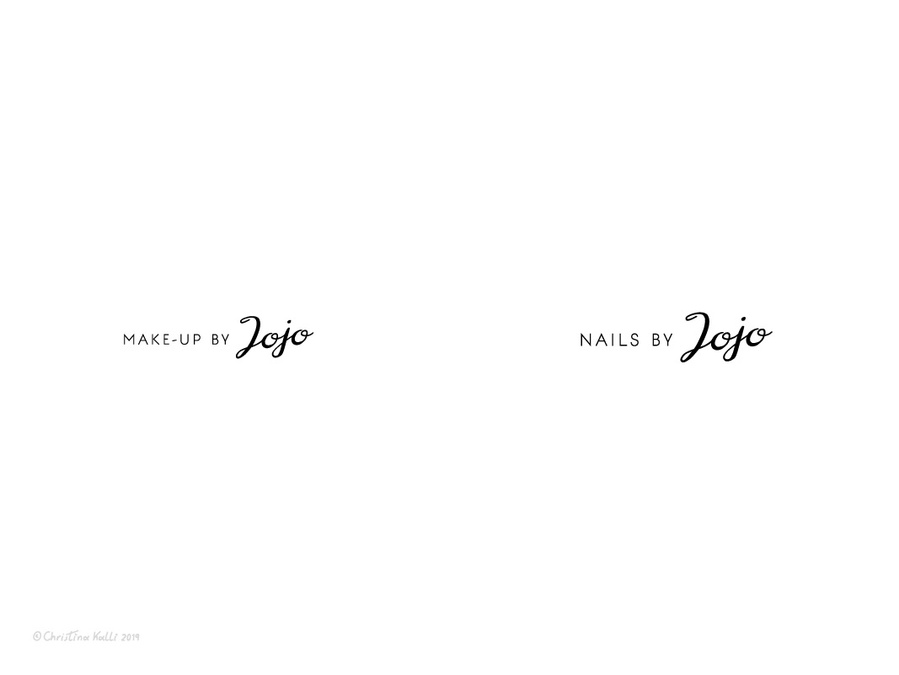 Signatures of Jojo's Nails & Make-up studio.