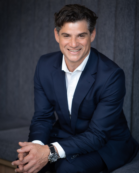 Portrait of an executive headshot by Sheona Beach in Brisbane.