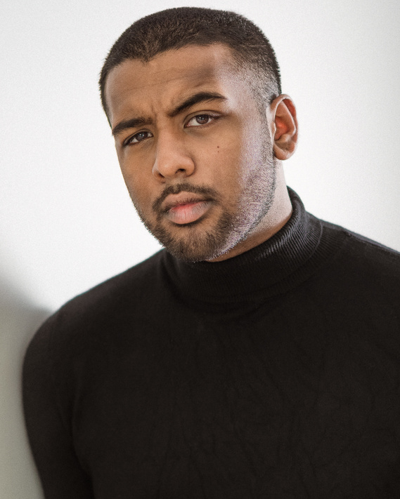Headshot of an actor placed next to prices of actor headshots in Brisbane.