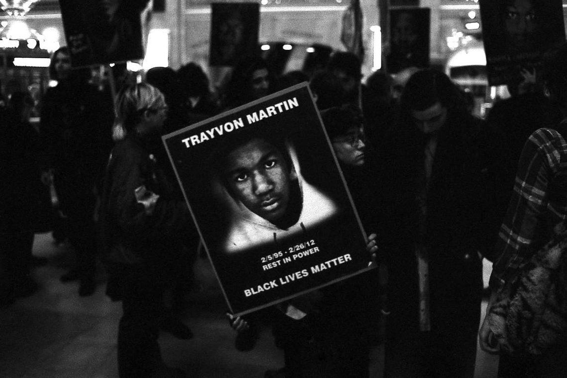 Black Lives Matter, BLM, Trayvon Martin, protest
