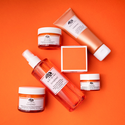 Flatlay studio shots of skin care products taken for social media posts, ECommerce  and marketing 
