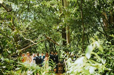 paper mill woodland with hybrid wedding photography coverage