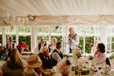 Father of the bride wedding speech at Marleybrook House