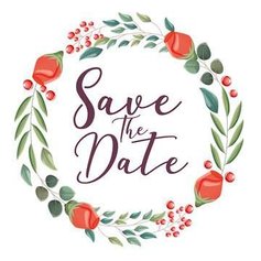 save the date wedding vector file