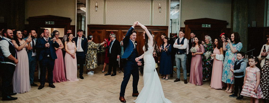 first dance at pelham house in the large reception room