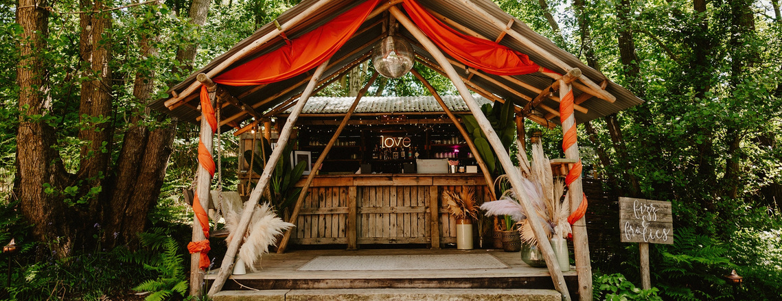 the bar at the kent wedding venue wilderness weddings