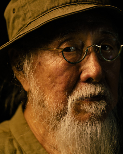 Portrait of Singaporean photographer and Cultural Medallion winner Chua Soo Bin photographed by Singapore based editorial and commercial photographer Juliana Tan  for B-Side 