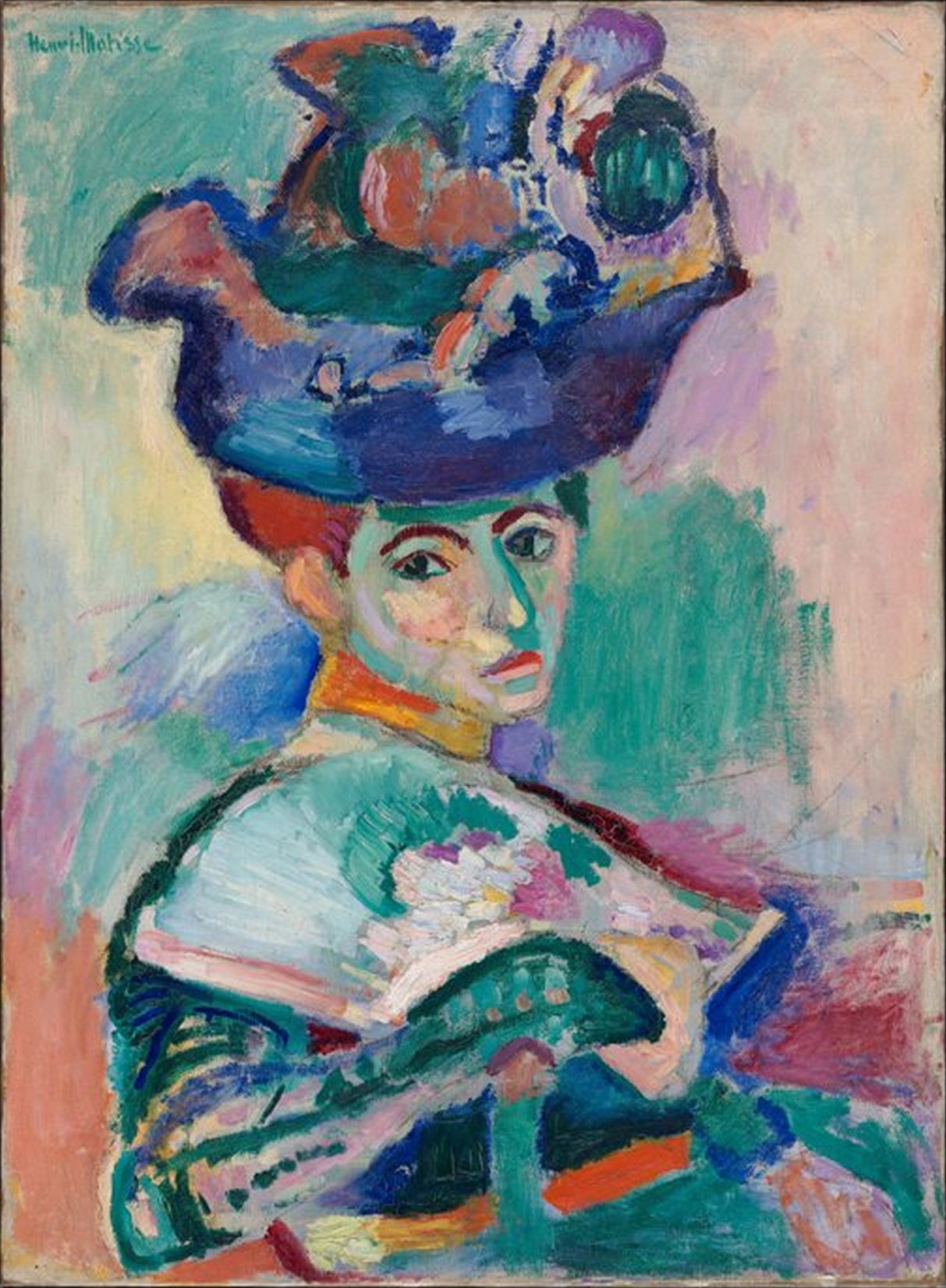Woman with a Hat 
Henri Matisse, 1905