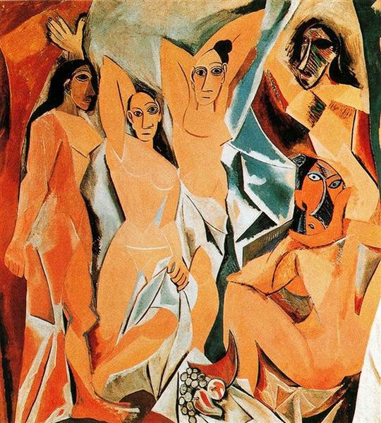 Les Demoiselles d’Avignon
Pablo Picasso, 1907