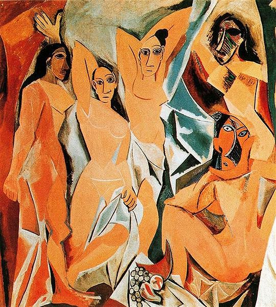 Les Demoiselles d’Avignon
Pablo Picasso, 1907