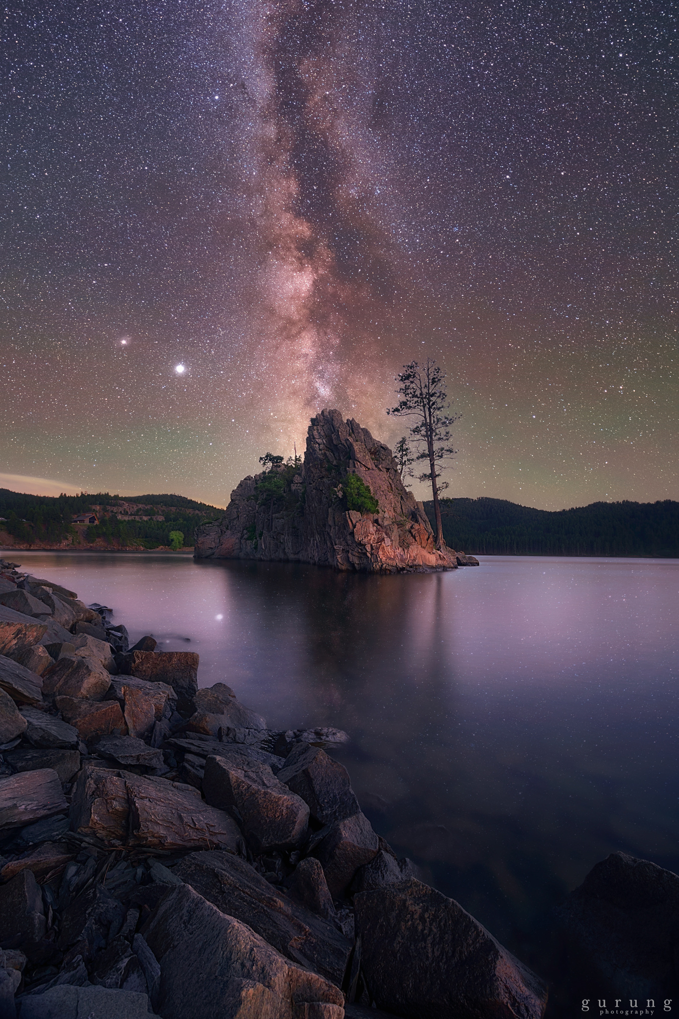 milky way, nature, lanscape