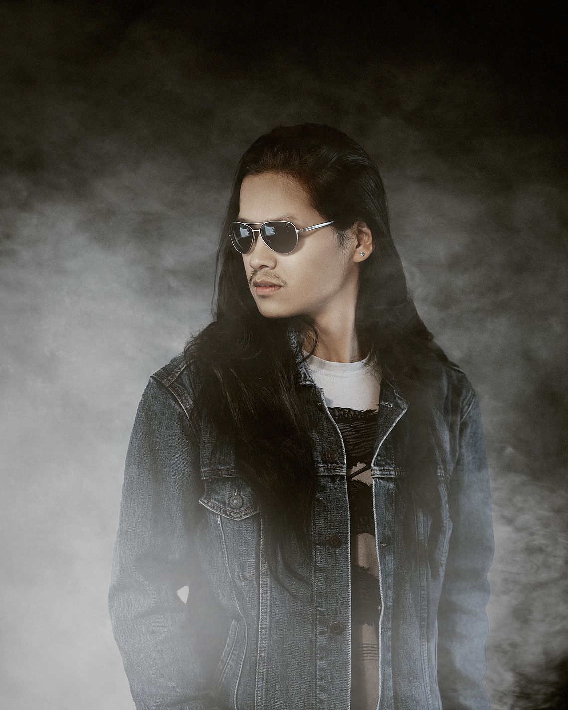 A stunning portrait of a young photographer Bijaya Gurung. Great photoshoot with Gurung Photography at Mequon, Wisconsin. 