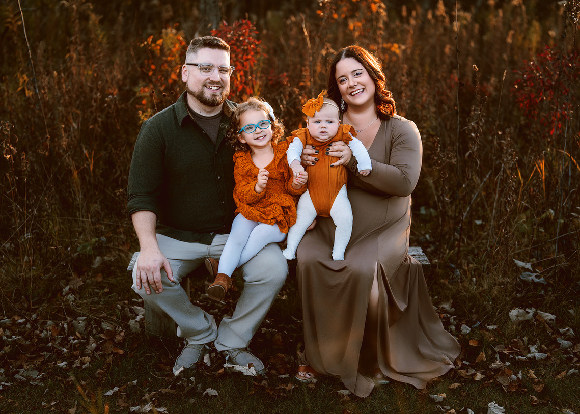 A perfect autumn family picture. 