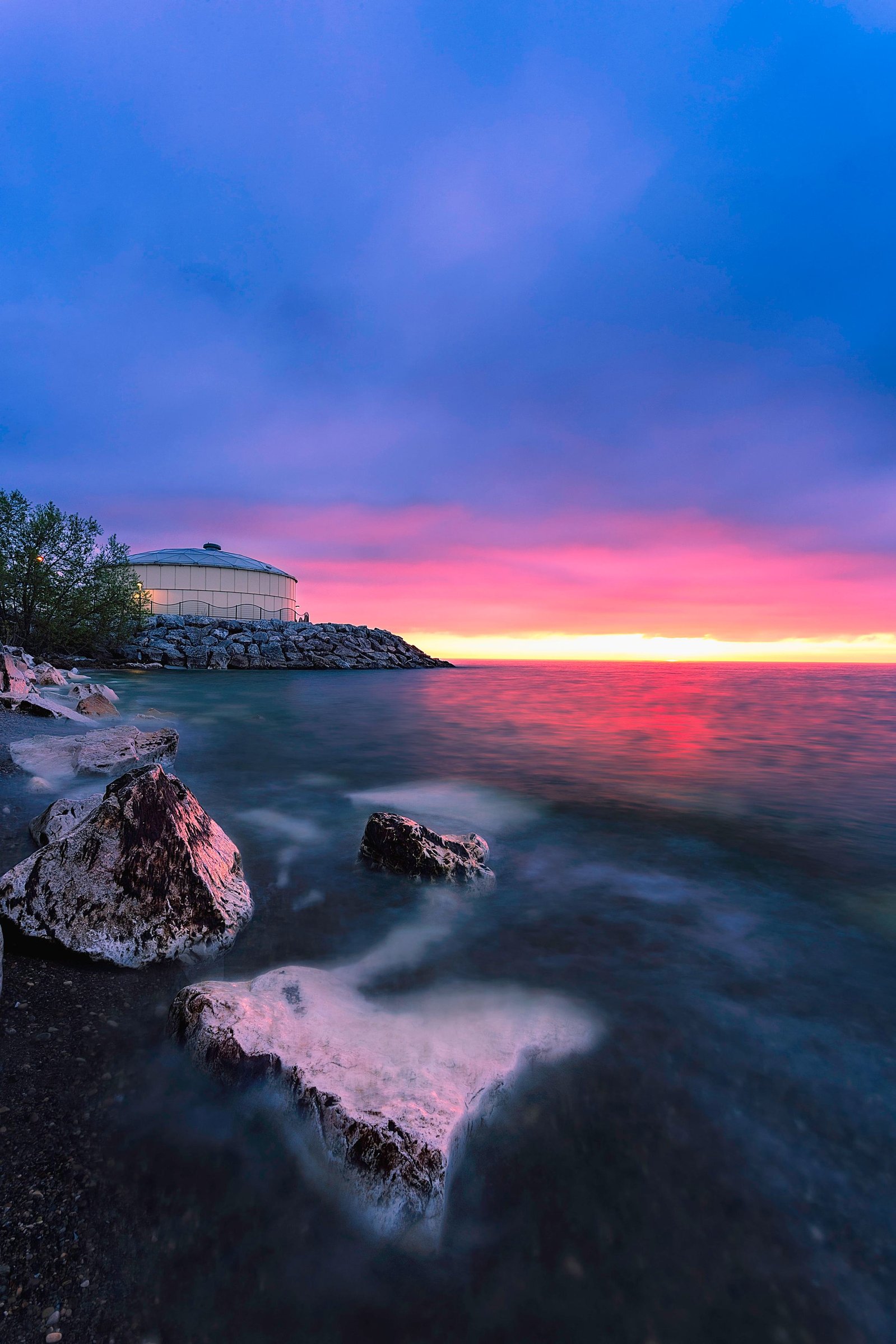 lake, nature, Lake Michigan
