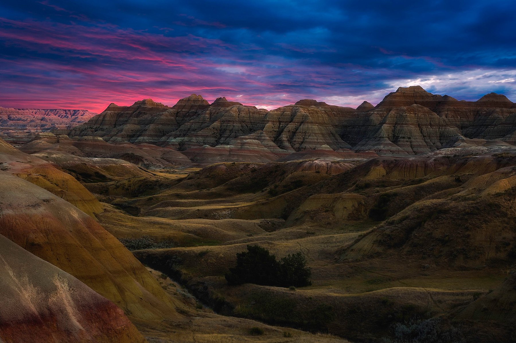 landscape, nature, badlands