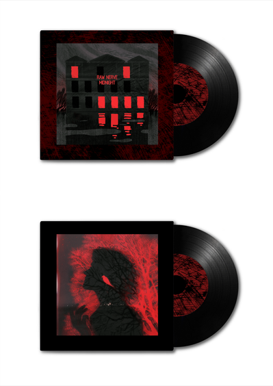 This album cover design for Midnight by Raw Nerve is inspired by the band’s
intense and aggressive rhythm.